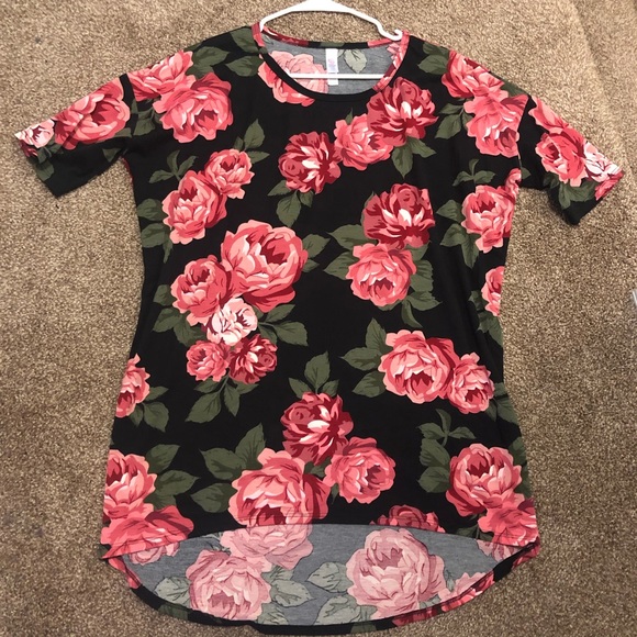 LuLaRoe Tops - EUC LuLaRoe floral Irma tunic top, Sz S